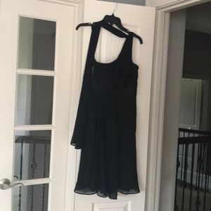 Black off the shoulder dress